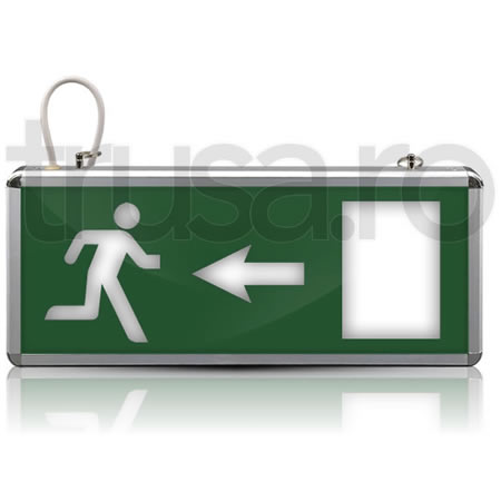 Indicator Led FIRE EXIT – directia stanga